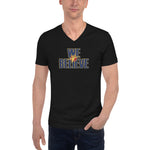 Load image into Gallery viewer, &quot;We Believe&quot; Unisex Short Sleeve V-Neck T-Shirt
