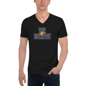 "We Believe" Unisex Short Sleeve V-Neck T-Shirt