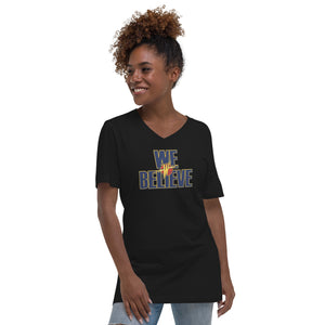 "We Believe" Unisex Short Sleeve V-Neck T-Shirt