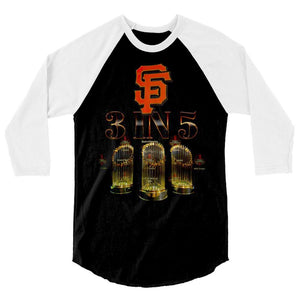 SF Giants 3 IN 5 Raglan shirt