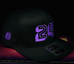 Kobe Black/Purple Otto Snapback Hat