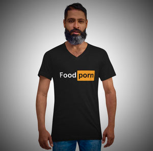 Food Porn V-Neck T-Shirt