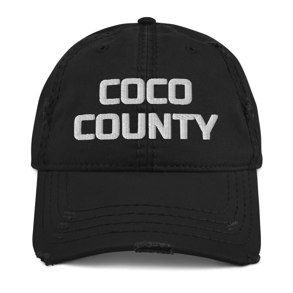 COCO COUNTY Distressed Dad Hat