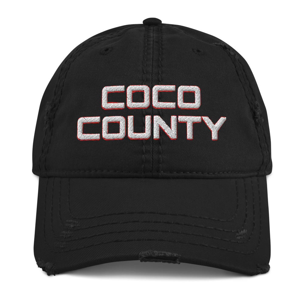 COCO COUNTY distressed Dad Hat