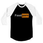 Load image into Gallery viewer, Food Porn Raglan Shirt
