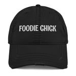 Load image into Gallery viewer, Foodie Chick Distressed Dad Hat
