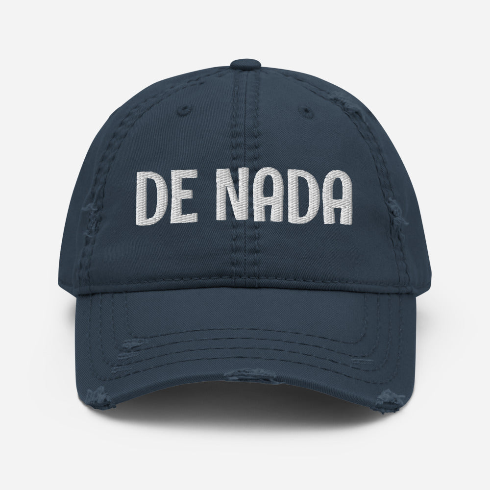 DE NADA Distressed Dad Hat