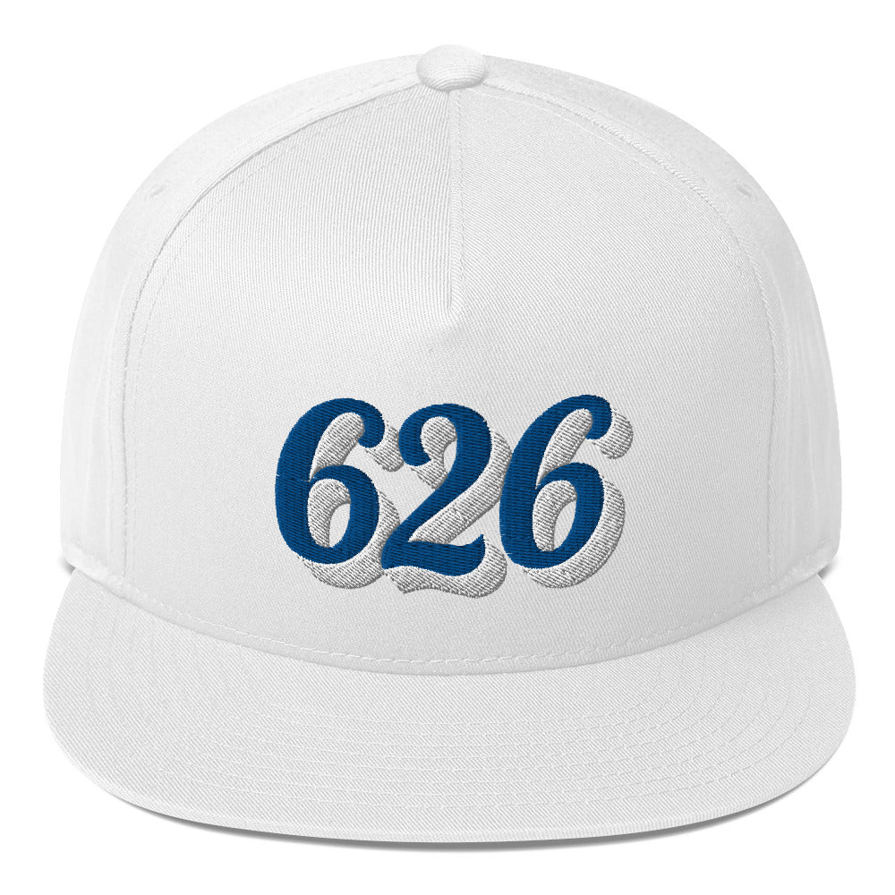 626 White Otto Flat Bill Cap