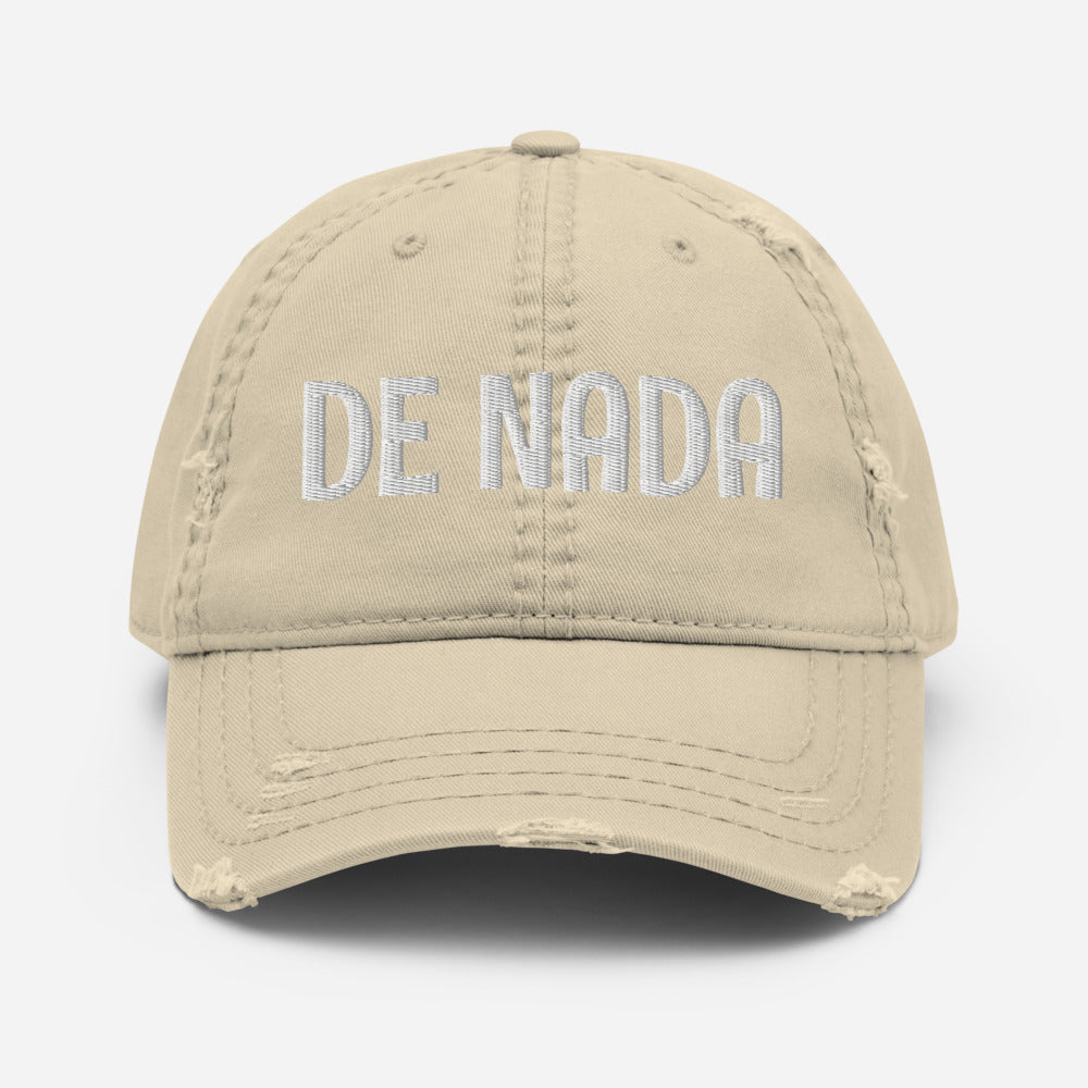 DE NADA Distressed Dad Hat