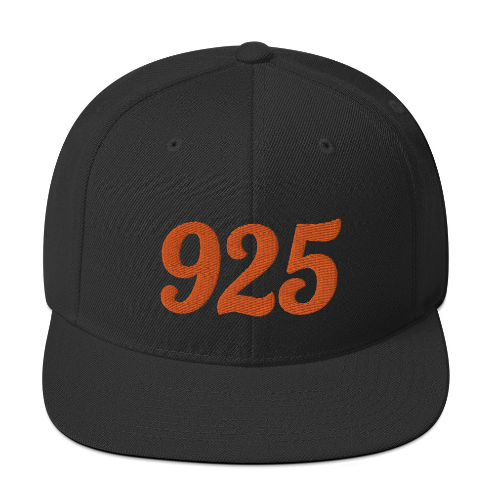 925 Black no shadow Yupoon Snapback Hat