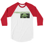 Load image into Gallery viewer, Yoda 3/4 sleeve raglan shirt
