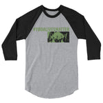 Load image into Gallery viewer, Yoda 3/4 sleeve raglan shirt
