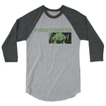 Load image into Gallery viewer, Yoda 3/4 sleeve raglan shirt
