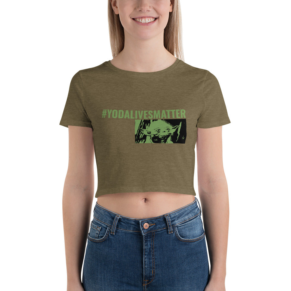 Yoda Women’s Crop Tee
