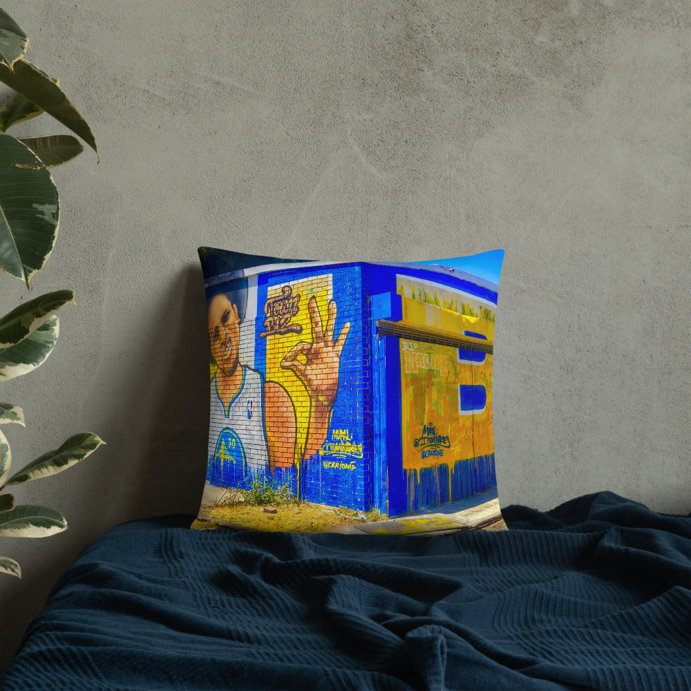 Steph 30 Mural Basic Pillow
