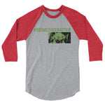 Load image into Gallery viewer, Yoda 3/4 sleeve raglan shirt
