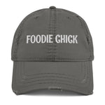Load image into Gallery viewer, Foodie Chick Distressed Dad Hat
