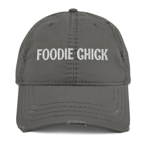 Foodie Chick Distressed Dad Hat