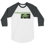 Load image into Gallery viewer, Yoda 3/4 sleeve raglan shirt
