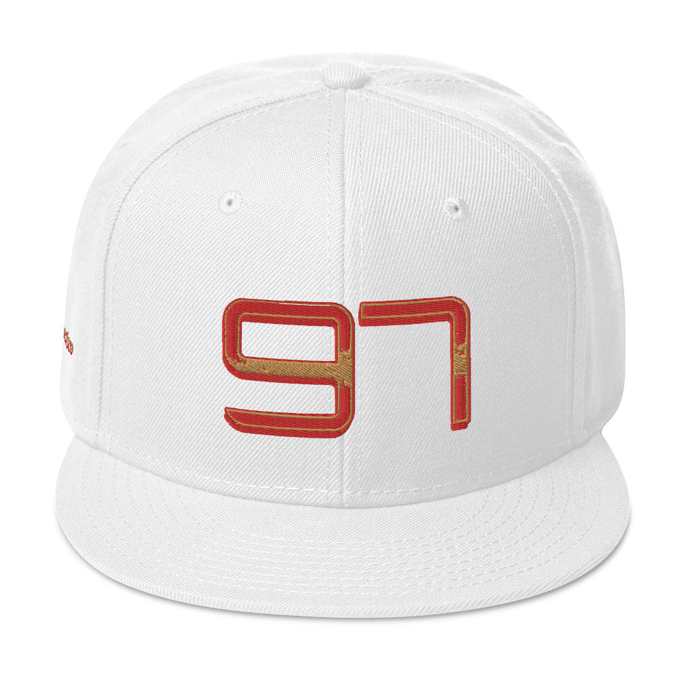 Bosa Snapback Hat red/gold