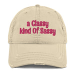 Load image into Gallery viewer, a Classy kind of Sassy Distressed Dad Hat
